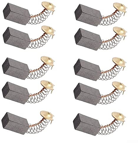 HpLive Lot de 10 balais de charbon pour marteau perforateur rotatif Guild PDH26G 1000 W 6,5 x 7,5 x 12 mm