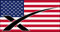 WildeBabsKLBT 11cm Hochwertiger Auto-Aufkleber Sticker Decal Autoaufkleber Aufkleber-Folie Wetterfest Spacex X Logo USA Flag Flagge Fahne F2169