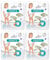 bella baby Happy Pants Gr.6 Junior Extra 16+ kg, 4er Pack (4 x 19 Stück): Höschenwindeln für Kinder, Ideal beim Töpfchentraining, frei von Chlor, Parfüm und Latex