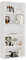 Panana Bücherregal, Holzregal mit 5 Fächern, Regale, Bücherschrank, Standregal Aufbewahrungsregal für Wohnzimmer, Büro, Arbeitszimmer 60 x 23,5 x 139 cm (Weiß, 5 Fächer)