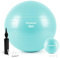 PhysKcal 85cm Hellblau Dicker Gymnastikball und 23 cm Pilatesball Set, Anti Burst Gymnastikball, Anti-Rutsch-Sitzball, Balanceball, Yogaball für Zuhause, Fitnessstudio und Büro