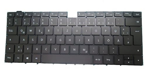 RTDPART Laptop -Tastatur für Huawei MATEBOOK D14 NBB-WAI9 NbB-WAI9B Schwarzer Deutsch Gr Mit Hintergrundbeleuchtung