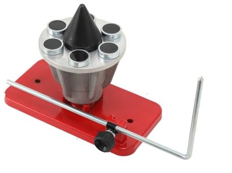YILIKISS Blade Balancer Replace for 339075B Lawn Mower Blade Balancer Magnetic Wall Mount 42-047 Red Smooth Cutting Lawnmower Blade Balance Tool
