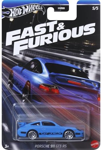 Hot Wheels Porsche 911 GT3 RS - Fast & Furious - 1:64 Auto - 3+ Kinder