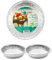 CasaChic Contenitore Alluminio per Torta Media, 2 pz – Stampo Rotondo Monouso per Dolci e Pizza (Ø 20 cm)