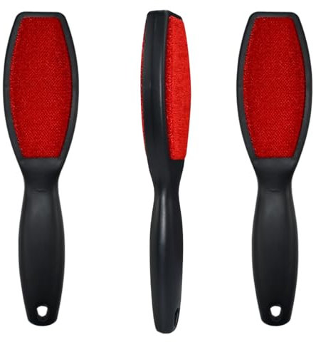 3 Pack Double Sided Lint Remover – Velvet Clothes Brush & Carpet Cleaning Brush for Pets, Cars, Furniture & Fabrics