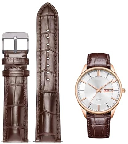 Nizonlaie Echtes Leder Uhrenarmband Schnellverschluss Business Casual Alligator Geprägte Italien Leder Armband Ersatzarmbänder 12 zu 24mm Echtleder Uhrenarmband Ersatz Band Männer Frauen