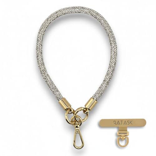 RATASK Phone Diamondy Lanyard, Mobile Phone Strap, Wrist Strap, Camera, Key Lanyard, Mobile Pendant Accessory