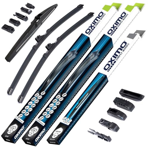 OXIMO Scheibenwischer für Opel Astra 5 V K Kombi ab 2016 | Front und Heckscheibenwischer, 3er Set Wischerblätter - links 700 mm, rechts 600 mm, hinten 250 mm