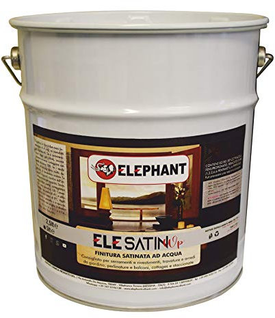 ELE SATIN WP | Vernice finitura trasparente per legno ad acqua semilucida satinata (5l)