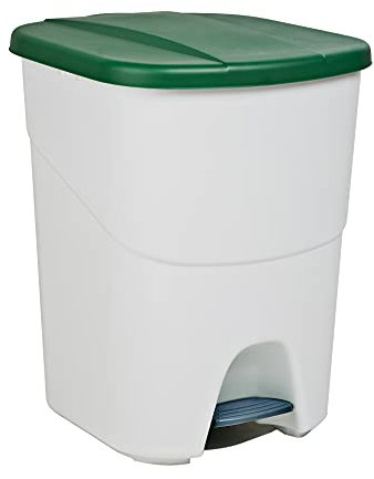 Denox DEN107 Pedalbin Ecológico 40 litros, Verde, 393x352x470 mm