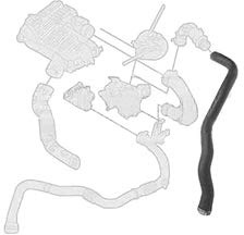Borg & Beck BTH1273 Turbo Hose To Fit Dacia Logan 1 5 DCi 04-