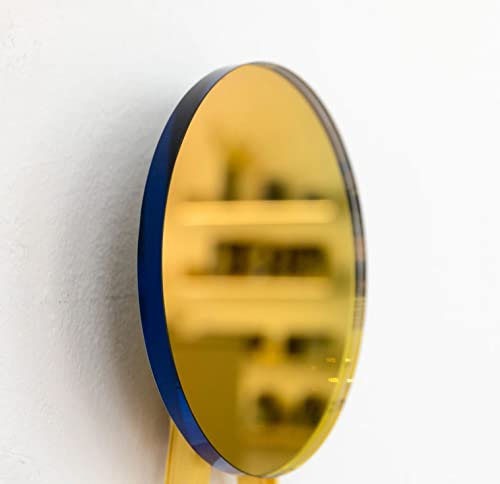 Fundamental Berlin | Regenbogen Wandhaken | 10 cm 2er Set | Krystallspiegel chromatierenden Folie | Entworfen in Berlin