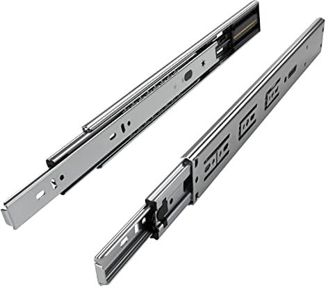 Junker 4 Paar Vollauszüge KV1-45-H45- L700-SC 700 mm mit Selbsteinzug u. Dämpfung (SoftClose) Kugelführungen mit 45 Kg Tragkraft