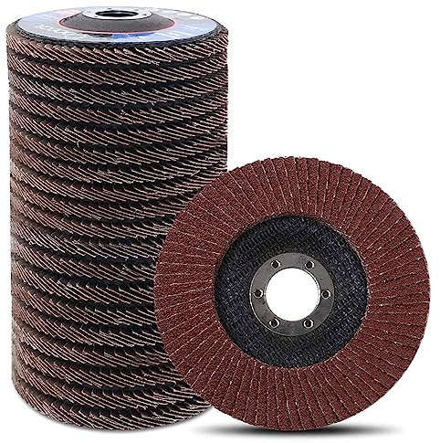 Nisorpa Flap Discs 115mm,50 Pack Grinding Discs 80 Grit Grinding Wheels Discs for Angle Grinder