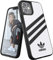 adidas Phone Case Designed for iPhone 12 Mini Case, 5.4 Inches, Drop Tested Cases, Shockproof Raised Edges, Originals Moulded PU Protective Cover, White and Black