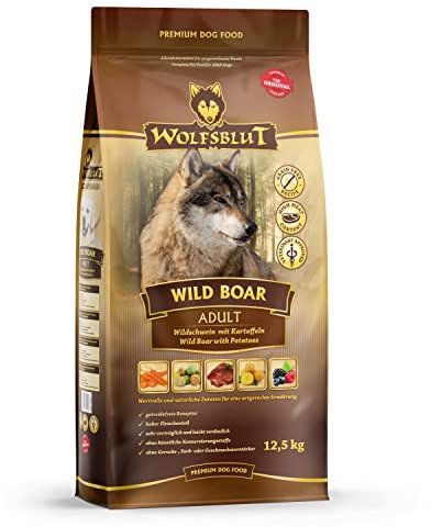 Wolfsblut - Wild Boar - 12,5 kg - Wildschwein - Trockenfutter - Hundefutter - Getreidefrei