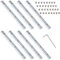 alwaiiz 8 Stück Streckenverbinder Profilverbinder Aluprofil Verbinder für T-Nut der Serie 2020 Stangenprofil Strebenprofil, Groove 6 mm Aluminium-Strangpressprofil(2020-8 Stück)