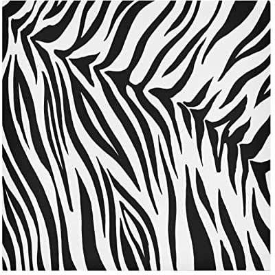 Stoffservietten mit Zebra-Tierdruck, Polyester-Servietten, waschbar, wiederverwendbar, massiv, 50,8 x 50,8 cm mit gesäumten Kanten für Zuhause, Party, Hochzeit, Urlaub, Dekoration