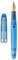 Asvine V126 Vacuum Filling Fountain Pen Fine Nib, Matte Transparent Blue Acrylic, Large-Capacity with Gift Case