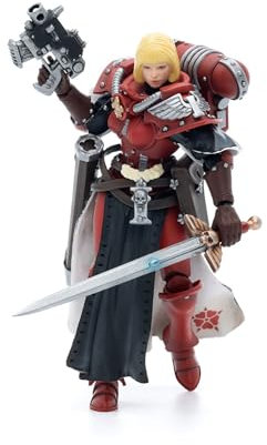 JOYTOY Warhammer 40k Figur 1/18 Adepta Sororitas Battle Sisters Orden der Blutigen Rose Schwester Superior Kamina 12 cm