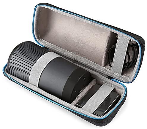 NATEFEMIN Portable Travel Bluetooth Speaker Storage Bag Hard Case for Bose SoundLink Revolve Accessory Part