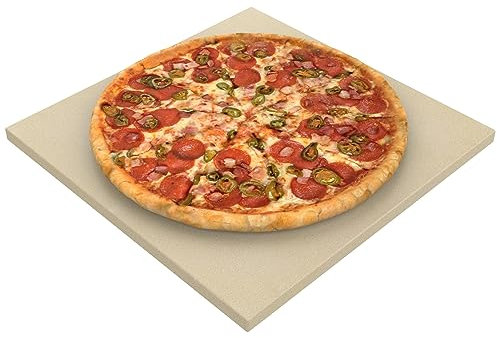 13 Square Pizza Stone Replacement for Ooni Koda Karu & Fyra 12, Cordierite Baking Pizza Stone for Ooni 12 Oven, for Most Grill & Oven, for Bread &Pizza