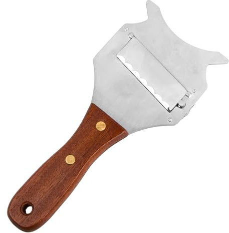 Anseom Trüffelhobel, Profi Käsehobel Trüffelhobel aus Edelstahl Einstellbare Gourmethobel Set mit Holzgriff für Zuhause, Küche, Restaurant