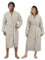 HOMELEVEL Peignoir Homme - Peignoir de Bain 100% Coton Éponge Absorbant du S au 3XL - Peignoir de Bain Femme Eponge avec Ceinture Col Châle et 2 Poches - Sortie de Bain Douche