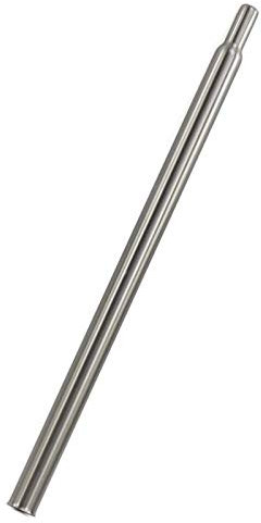 Fahrrad Sattelstütze,Bike Federsattelstütze Titan-Legierung Horn Rohr 31,8 Necked Sattelstütze Stoff Brompton Folding Fahrrad Sattelstütze (Color : Titanium Color 600mm)