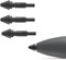 Lot de 3 pointes de rechange pour stylet actif Dell Premier PN7320a PN5122W PN9315A PN7522W
