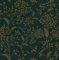 CiCiwind Peel and Stick Wallpaper 44×500cm Green Gold Floral Wallpaper Self Adhesive Vinyl Wallpaper Waterproof Flower Leaf Contact Paper Thicken Stick on Wallpaper Removable Furniture Wall Covering