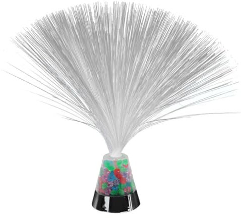 SMELEYOU Lámpara de estado de ánimo de fibra óptica, 7 colores cambiantes, funciona con pilas, para fuente, boda, fiesta, Navidad, Halloween, vacaciones