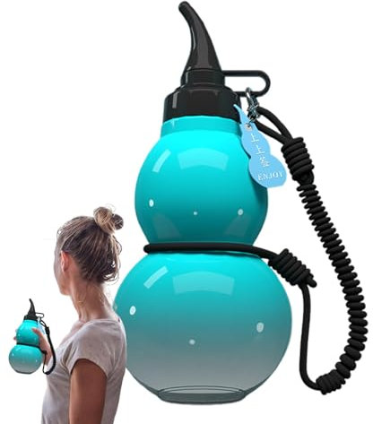 Gourd Wasserflasche, 800 ml, Sport-Trinkflasche, traditionelles chinesisches Sammlerstück, Wasserflasche für Damen und Herren, zum Radfahren, Fitness