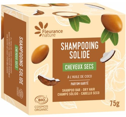 Fleurance Nature Solides Shampoo für trockenes Haar, 75 g