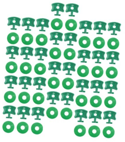 PRETYZOOM 100sets Garden Plastic Fixing Hooks Greenhouse Hooks Plant Connectors Fixing Clips Easy Assembly Fade and Fall Resistant