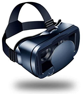 BSLHLS VR Headset, 3D Movies Games Glasses VR Box Cardboard Immersive Virtual Reality Headset with Controller,Fit 5-7 inch Smart Phone/5787