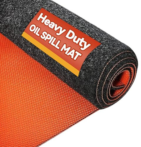 DLYYPLUS 36 x 59 Heavy Duty Oil Spill Mat, Upgraded Garage Floor Mat Under Car, 1/4 Waterproof Rubber Bottom Premium Absorbent Oil Pad, Washable, Reusable Oil Drip Leak Absorbent Pad