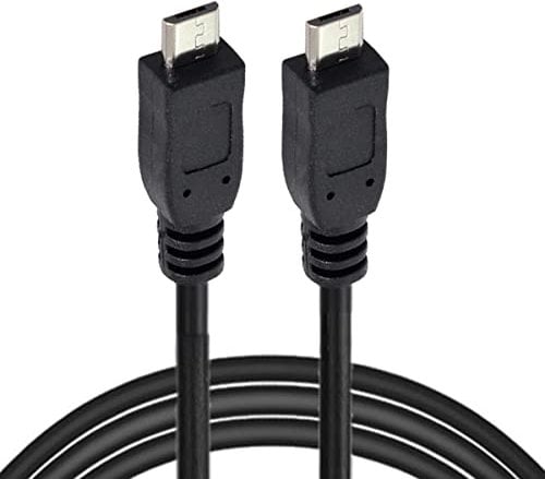 CY Micro USB mâle vers micro USB mâle données Câble de chargement pour téléphone portable et tablette 100 cm