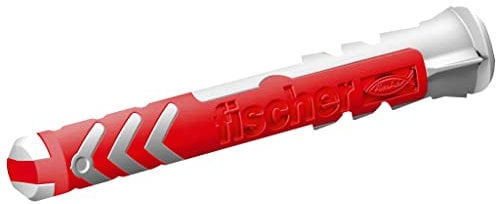 fischer DuoPower 8 x 65, Universaldübel, leistungsstarker 2-Komponenten-Dübel, Kunststoffdübel zur Befestigung in Beton, Ziegeln, Stein, Gipsbauplatten uvm., ohne Schrauben, 50 Stück