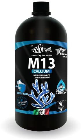 Haquoss M13 Calcium Concentrato di Calcio per Acquari di Barriera, 1000ml