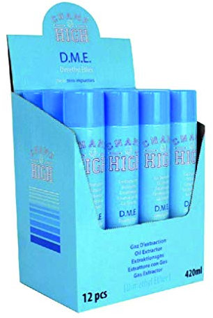 Champ High DME Gas dimetilico Etere 12 x 420 ml Gas di Estrazione Puro 99,9% estratto