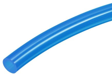 sourcing map Tubes Pneumatiques à Air 6mm(0.24) OD x 4mm(0.16) ID 2m(6.56pieds) PU Polyurethane Air Compresseur Tuyau Tube Bleu