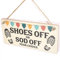 Shoes Off Or Sod Off Your Choice Sign - Please Remove Your Shoes Plaque for Home