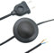 3m Anschlusskabel 2G Schwarz Eurostecker + Fußtretschalter Anschlussleitung 2x0,75qmm 250V anschlussfertig Stecker-Zuleitung f. Lampen
