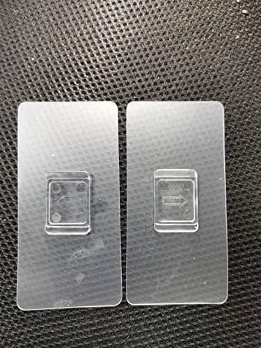 BHeadCat Automatischer Doppel-Zahnpastaspender zur Wandmontage, Zahnbürstenhalter für Badezimmer und Waschtisch, mit 6 Pinselschlitzen (Aufkleber für 2 & 3 Tassen)