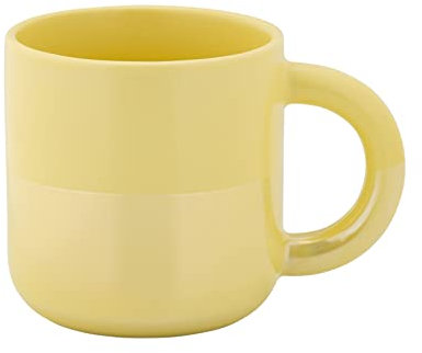 Maxwell & Williams DI0405 Horizon Becher aus Porzellan, Gelb, 350 ml