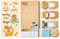 Cute 550 Blätter Haftnotizen Set Nette Hund geformte Papierclips Neuheit Selbstklebende Haftnotizen Schreiben Memo Pads für Kinder Home Office Schulbedarf Page Marker Geschenk für Lehrer Student