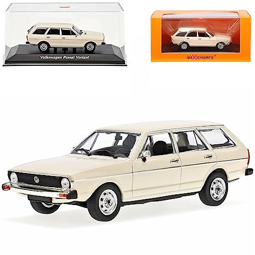 alles-meine.de GmbH Volkwagen Passat Variant Typ 33 Kombi Weiss 1973-1980 1/43 Minichamps Maxichamps Modell Auto mit individiuellem Wunschkennzeichen