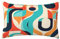 Kissenbezug 40x60cm 2er Set Wetterfest Outdoor Kissen Abstrakt Kissenbezüge, Rechteckig Couch Kissen Kunst Gartendeko Kissenhülle Herbst Outdoorkissen DekoKissen für Patio Balkon Deko Geschenke,L492